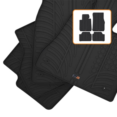 BMW 1 Series Hatchback Rubber Car Mats (2015-2019)