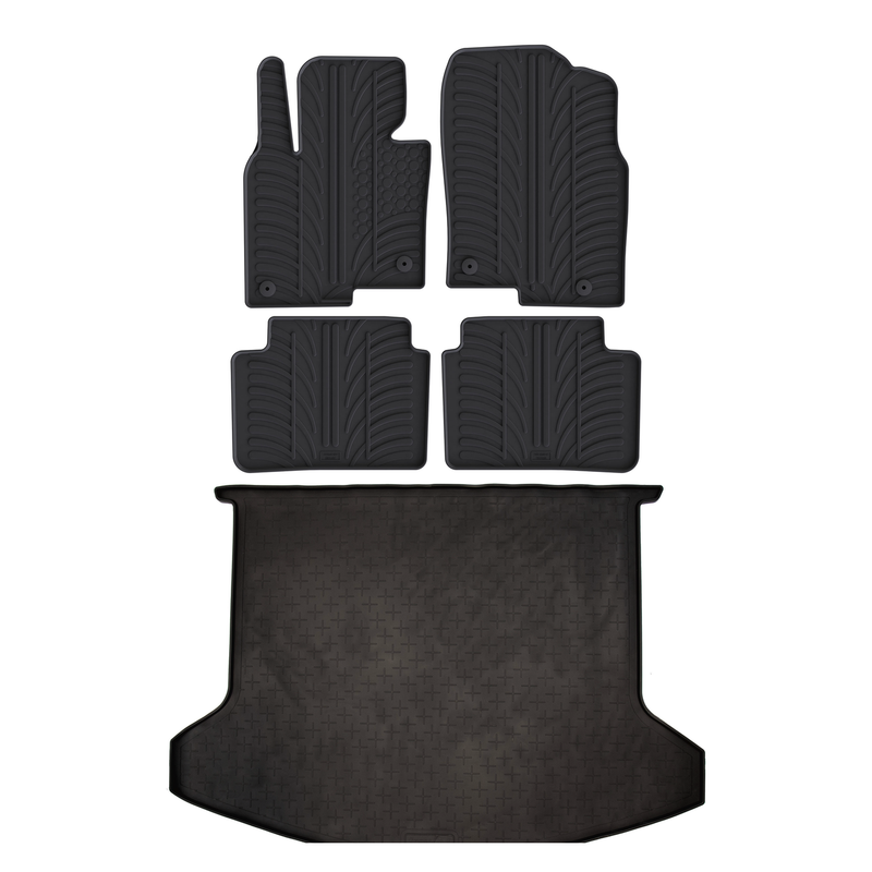 Bundel rubberen kofferbakmat en rubberen automatten voor Mazda CX-5 (2017-)