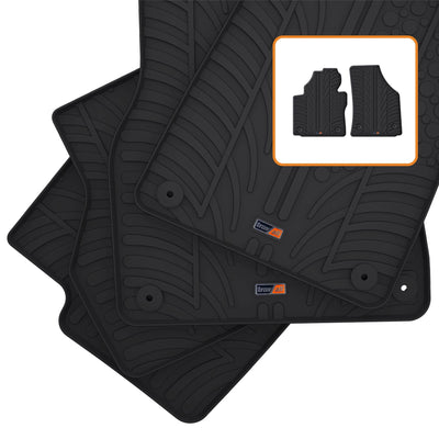 VW Caddy Van Rubber Car Mats (2003-2020)