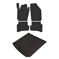 Skoda Fabia Rubber Boot Liner and Rubber Car Mats Bundle (2014-2021)