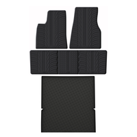 Tesla Model S Rubber Boot Liner and Rubber Car Mats Bundle (2016-)