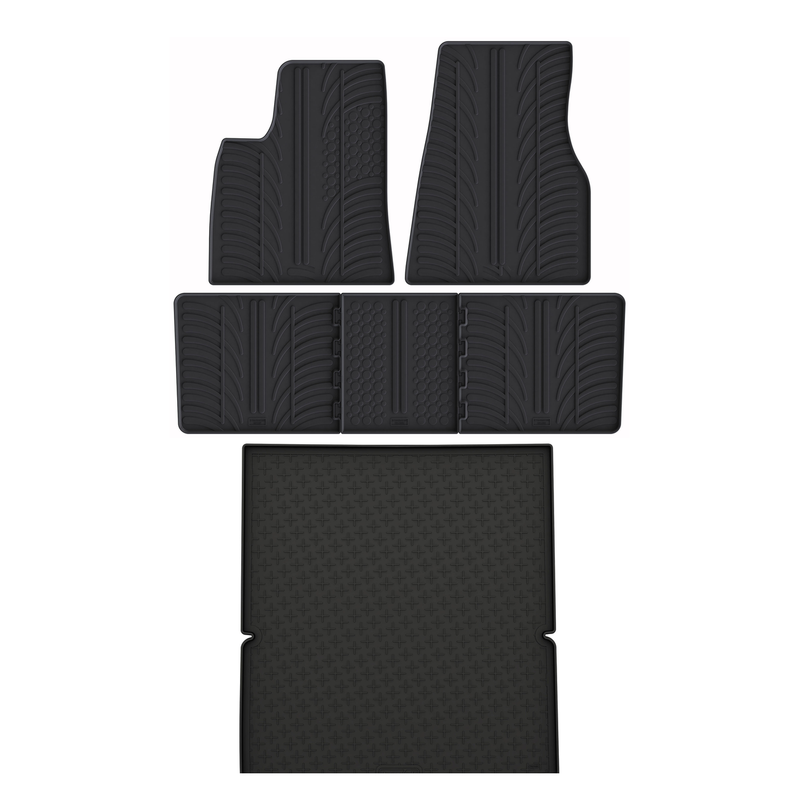 Bundel rubberen kofferbakmat en rubberen automatten voor Tesla Model S (2016-)