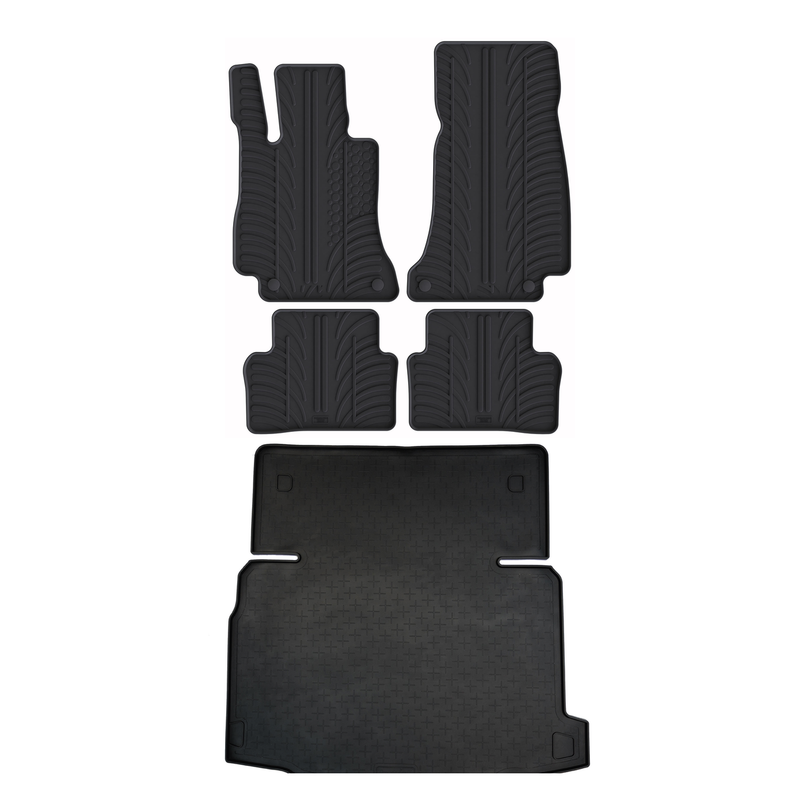 Mercedes E-Class Rubber Boot Liner and Rubber Car Mats Bundle (2016-2023)