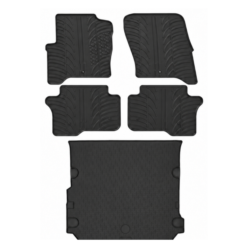 Bundel rubberen kofferbakmat en rubberen automatten voor Land Rover Discovery (2009-2017)