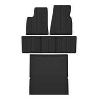 Tesla Model S Rubber Boot Liner and Rubber Car Mats Bundle (2014-2016)