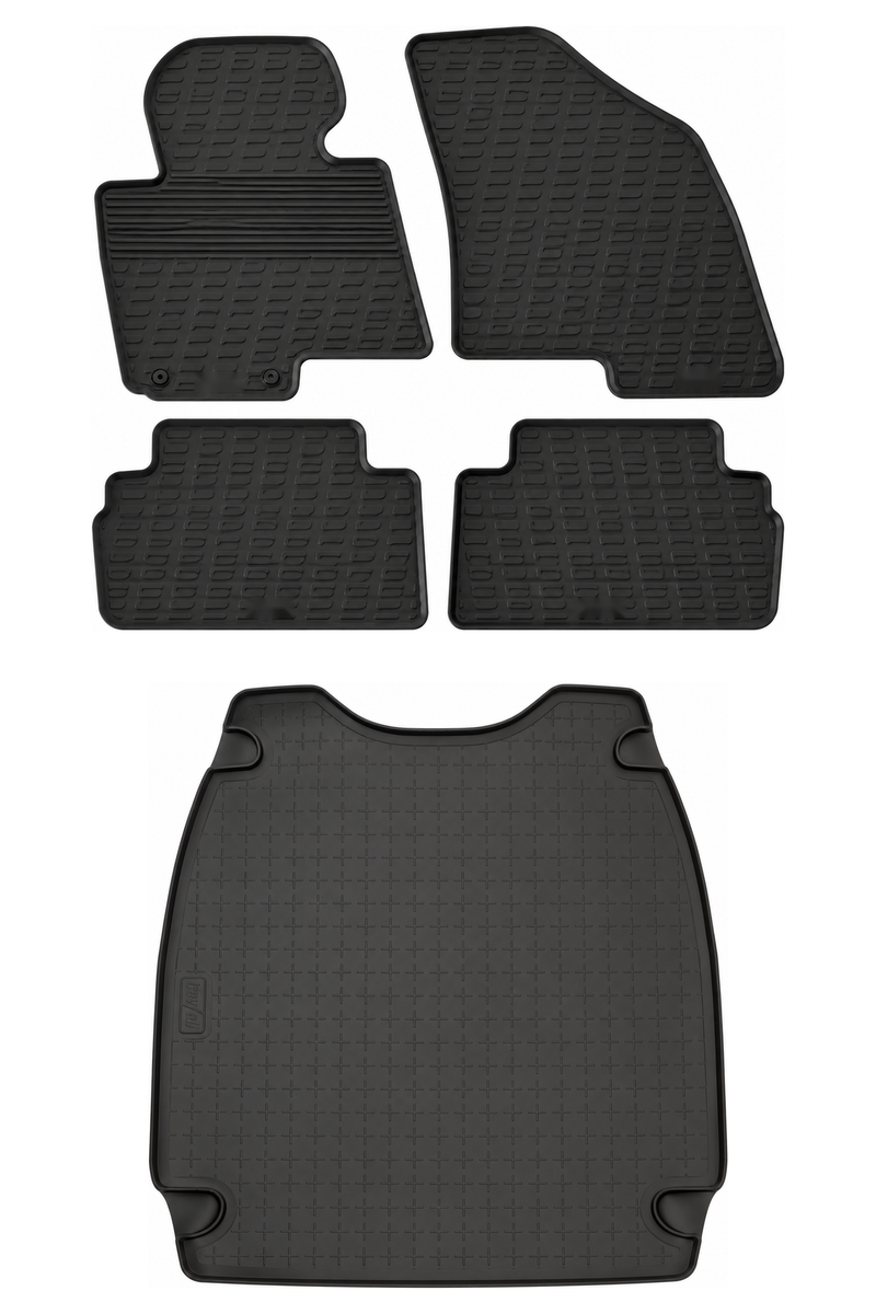 Kia Sportage Rubber Boot Liner and Rubber Car Mats Bundle (2010-2015)