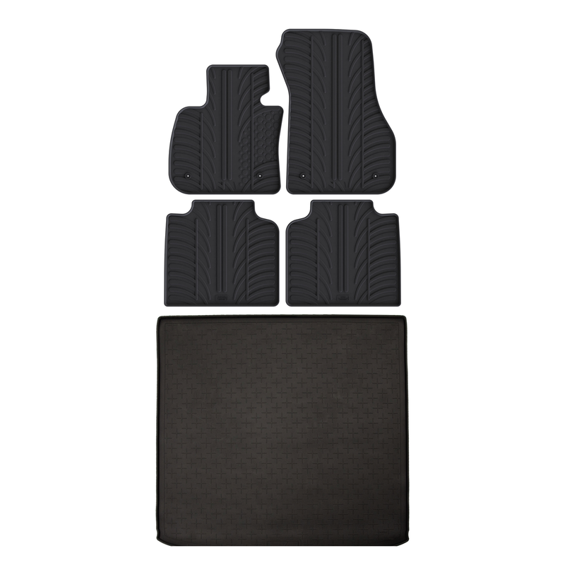 Bundel rubberen kofferbakmat en rubberen automatten voor BMW 2 Series Gran Tourer (2015-2021)