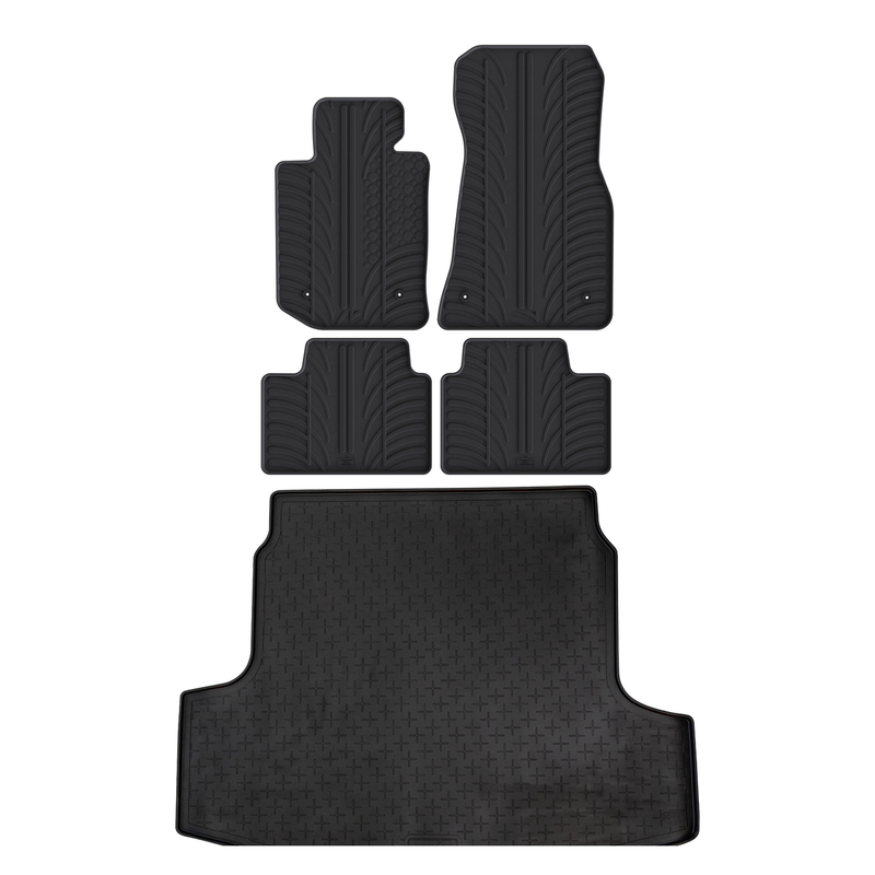 Bundel rubberen kofferbakmat en rubberen automatten voor BMW 3 Series (2019-)