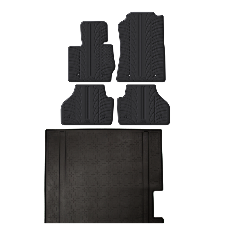 BMW X4 Rubber Boot Liner and Rubber Car Mats Bundle (2014-2018)