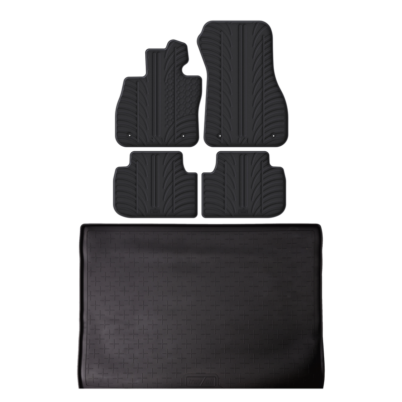 Bundel rubberen kofferbakmat en rubberen automatten voor BMW 1 Series (2019-2024)