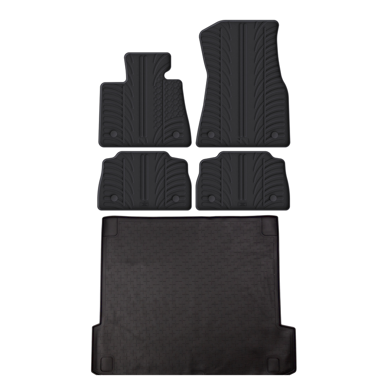 Bundel rubberen kofferbakmat en rubberen automatten voor BMW X6 (2019-)