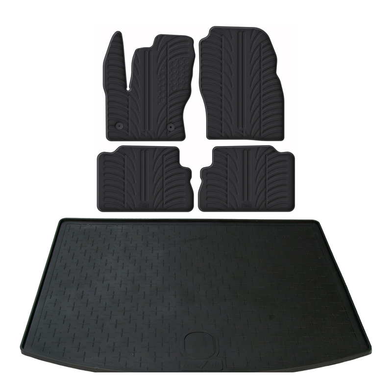 Ford Kuga Rubber Boot Liner and Rubber Car Mats Bundle (2016-2020)