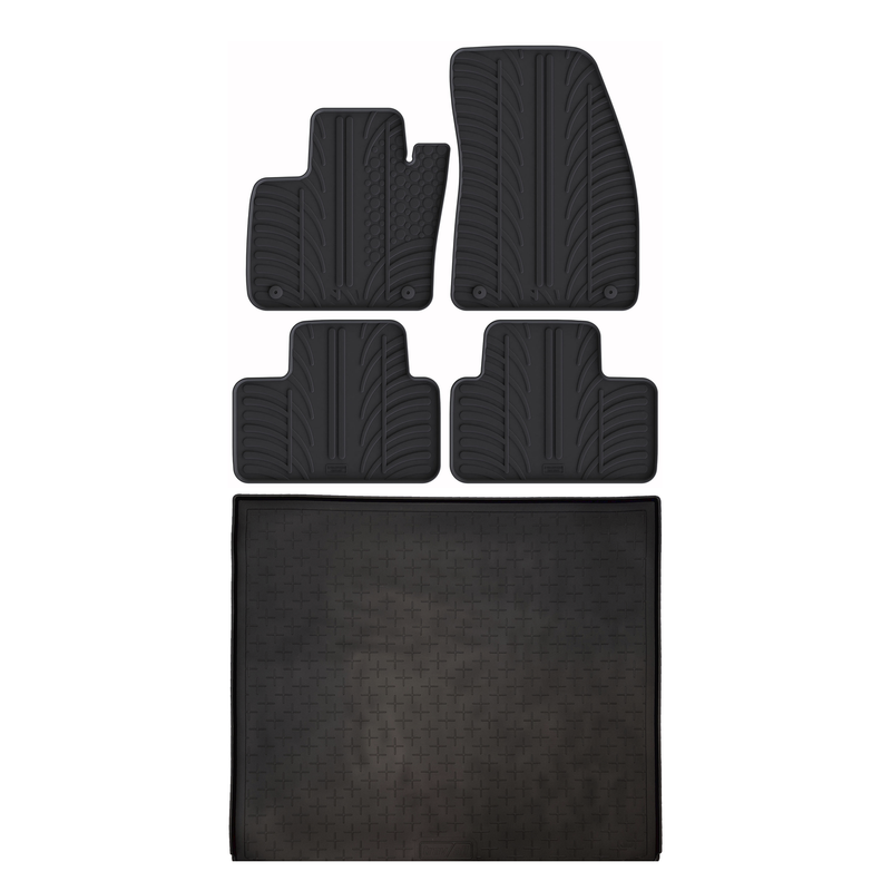 Bundel rubberen kofferbakmat en rubberen automatten voor Volvo XC40 (2017-)