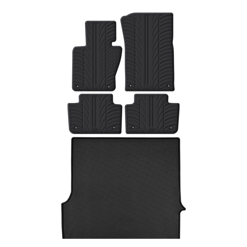 BMW X3 Rubber Boot Liner and Rubber Car Mats Bundle (2003-2010)