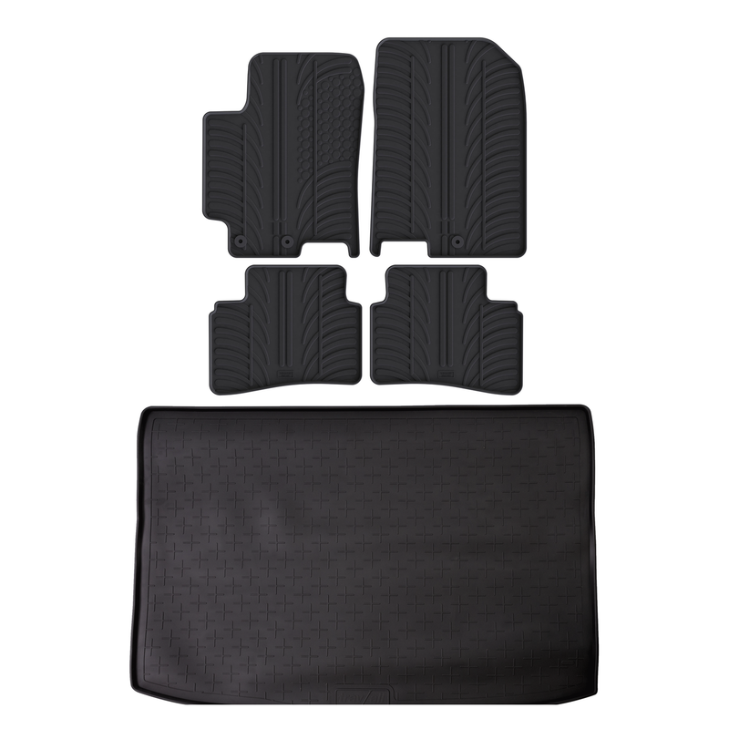 Kia Stonic Rubber Boot Liner and Rubber Car Mats Bundle (2017-)
