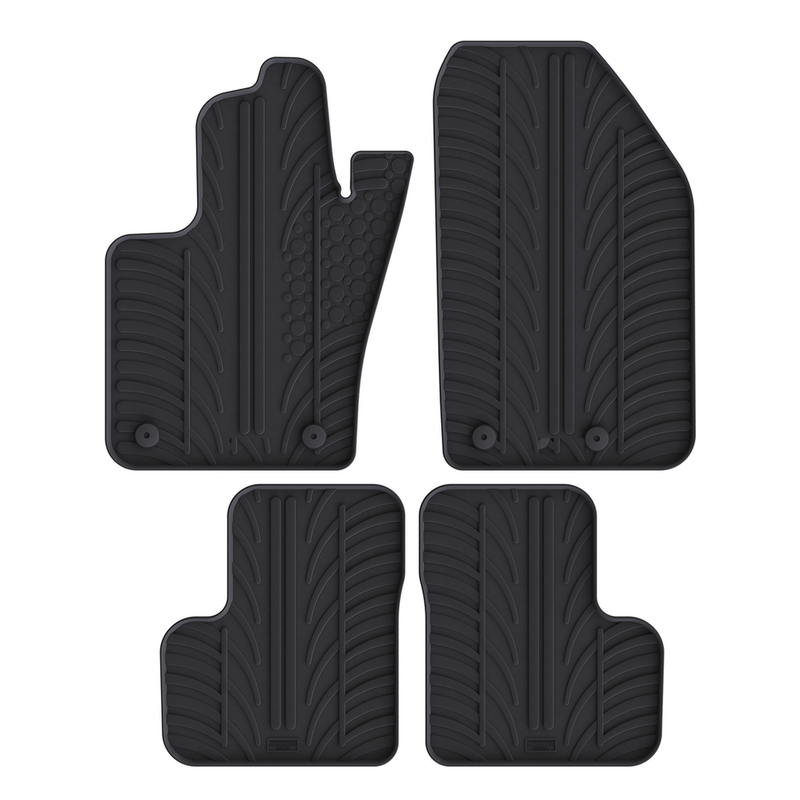 Rubberen automatten voor Fiat 500X (2014-2024)