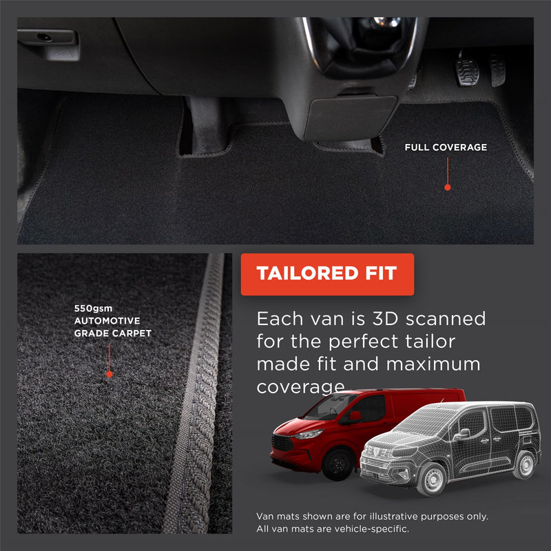 Ford Transit Custom [Manual] (2024+) Carpet Floor Mat