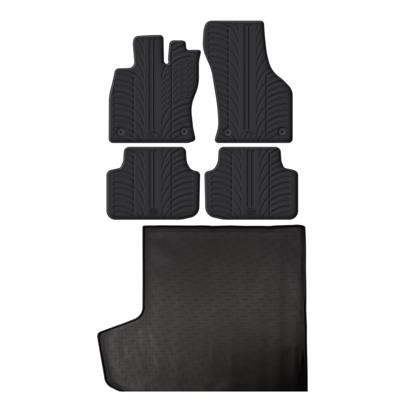 Skoda Octavia Rubber Boot Liner and Rubber Car Mats Bundle (2013-2020)