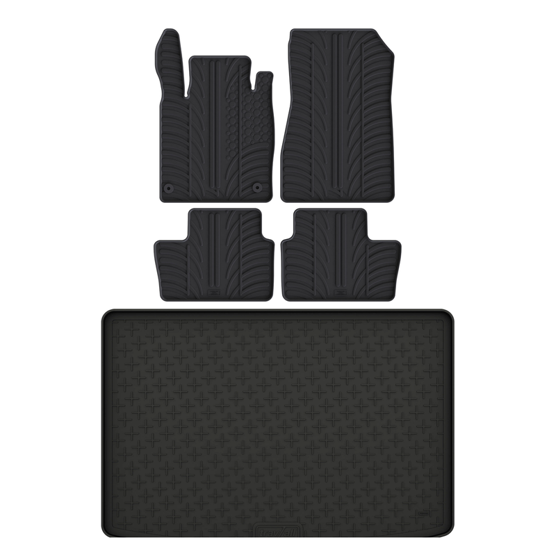 Bundel rubberen kofferbakmat en rubberen automatten voor Nissan Juke (2019-)