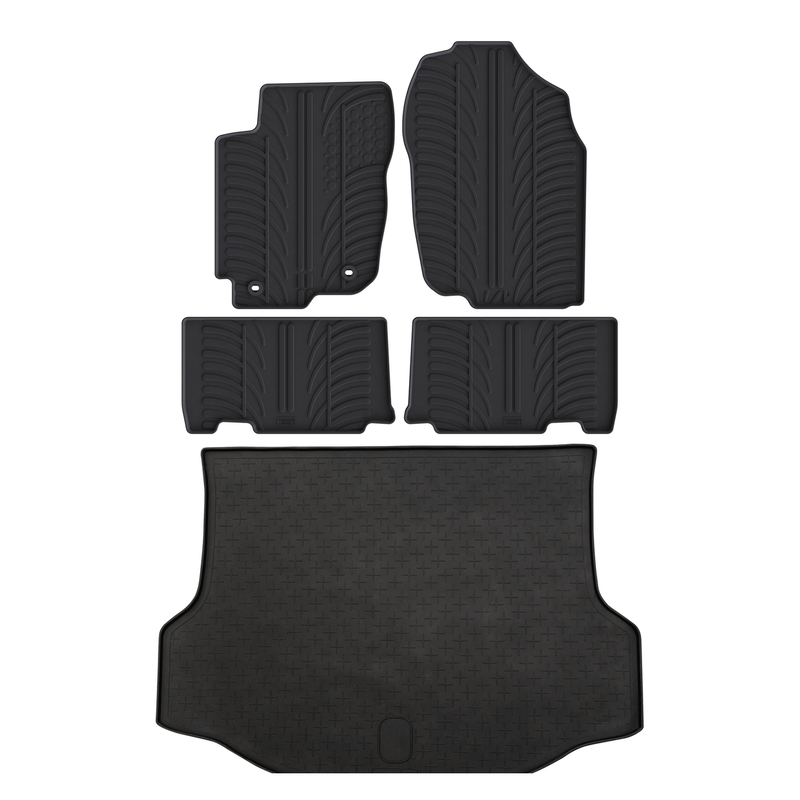Bundel rubberen kofferbakmat en rubberen automatten voor Toyota RAV4 (2013-2019)