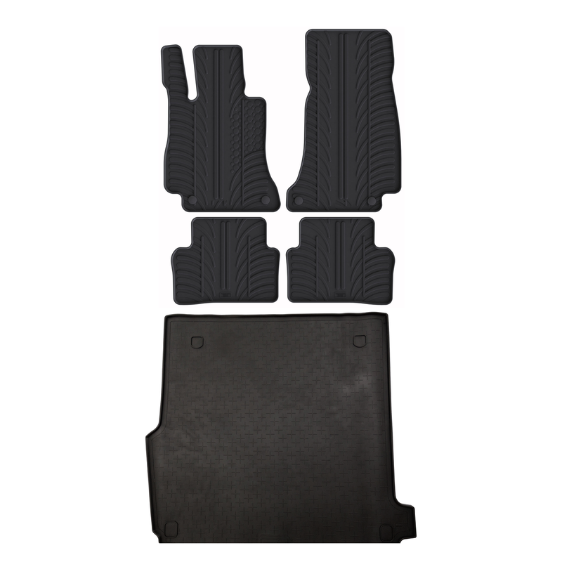 Mercedes E-Class Rubber Boot Liner and Rubber Car Mats Bundle (2016-2023)