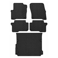 VW Touran Rubber Boot Liner and Rubber Car Mats Bundle (2003-2015)