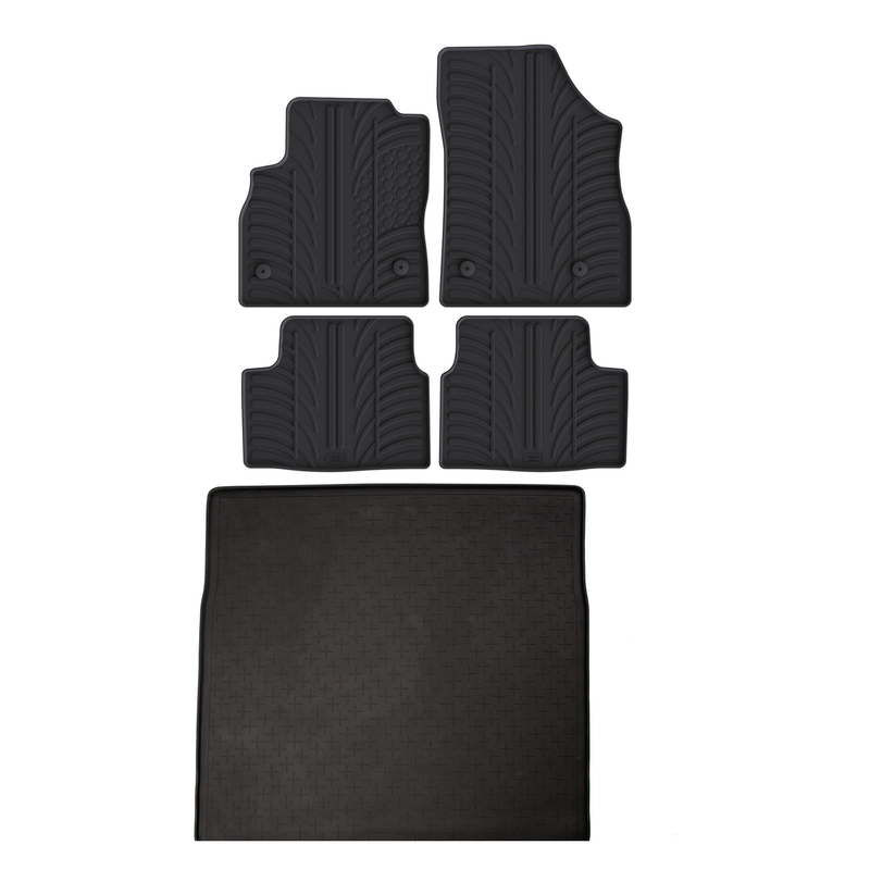 Bundel rubberen kofferbakmat en rubberen automatten voor Vauxhall Astra (2015-2022)