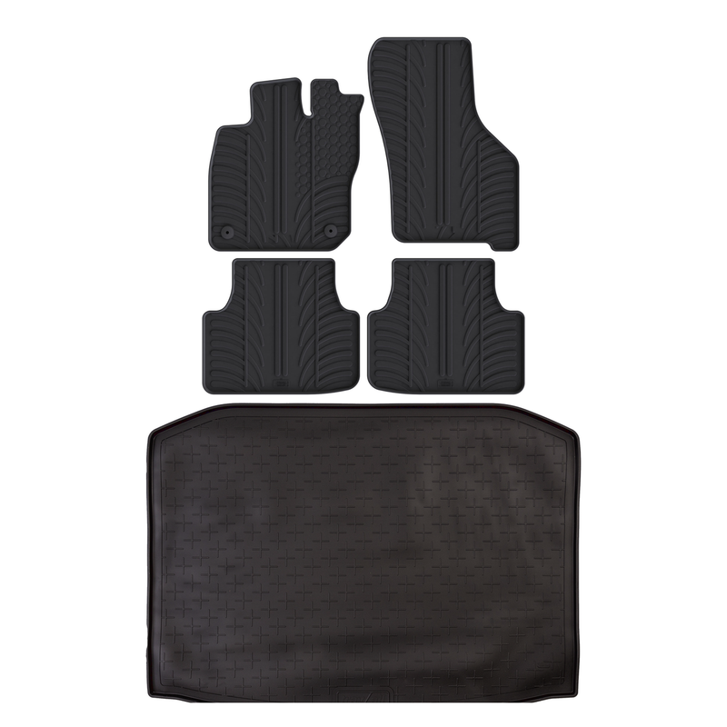 Seat Leon Rubber Boot Liner and Rubber Car Mats Bundle (2020-)