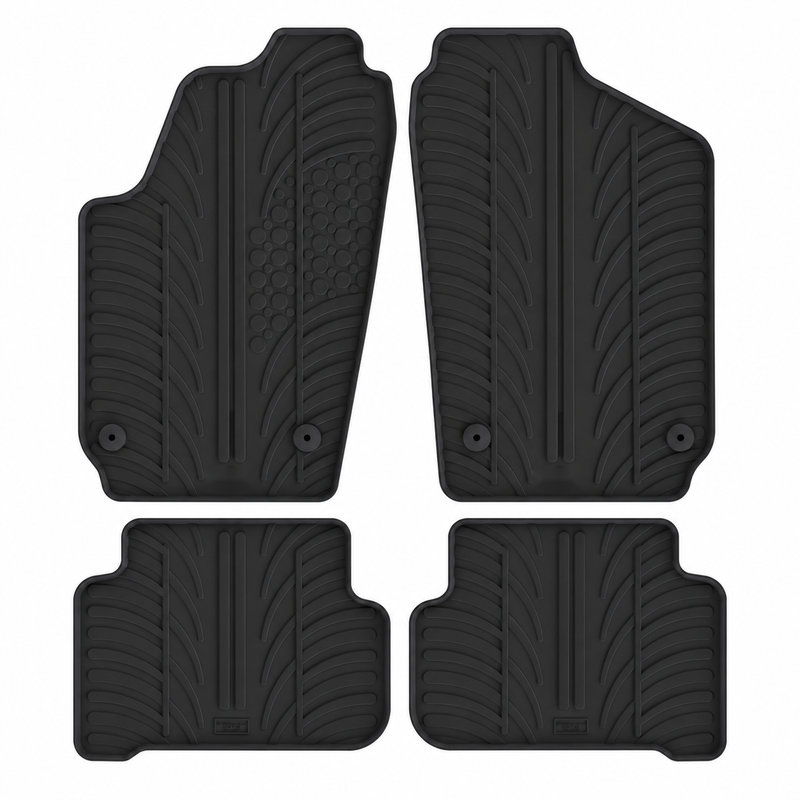 Rubberen automatten voor VW Polo (2009-2017)