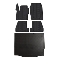 Ford Focus Rubber Boot Liner and Rubber Car Mats Bundle (2015-2018)